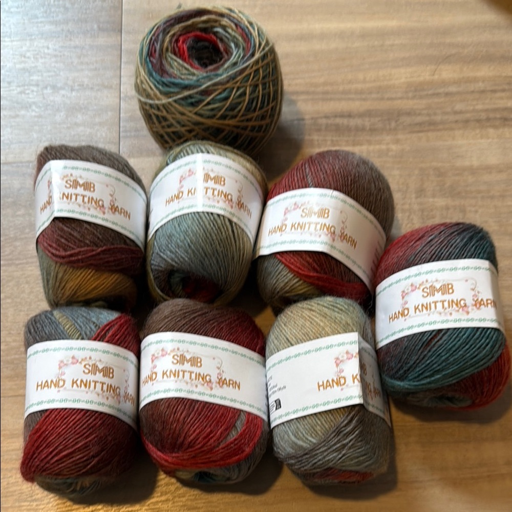 SIMIB Hand Knitting Yarn Set